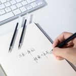 得力 6901 中性笔芯 黑色 0.5mm 20支/盒