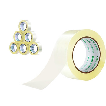 得力 封箱胶带 6卷/筒 30205 30205 48mm*100y 50μm 透明