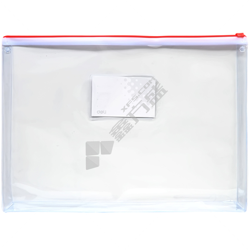 得力 5586 拉链袋 A4 颜色随机