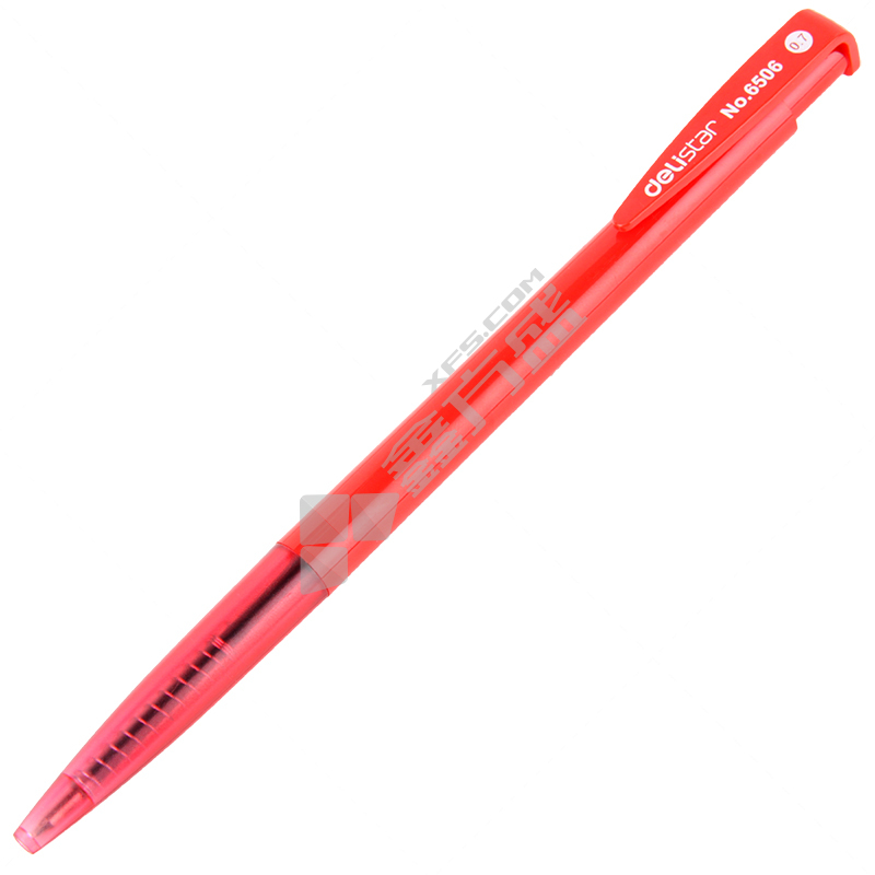 得力 6506 圆珠笔 红色 0.7mm 6506