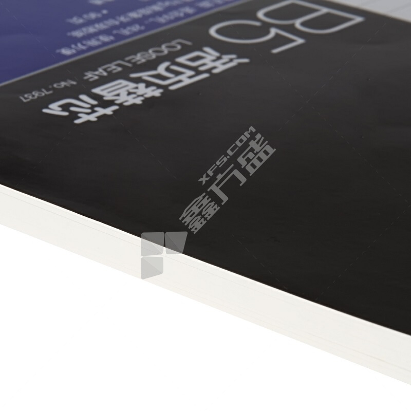 得力deli 象牙白活页替芯 深蓝 B5 90页 7937