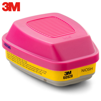 3M 60928滤毒盒 粉色 60928