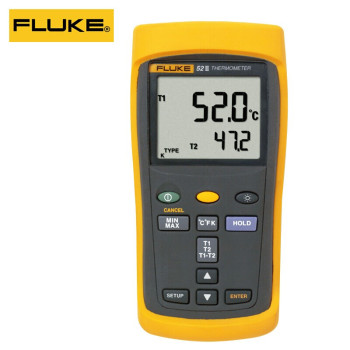 福禄克 FLUKE 接触式测温仪 双通道FLUKE-52-2 FLUKE-52-2 60HZ