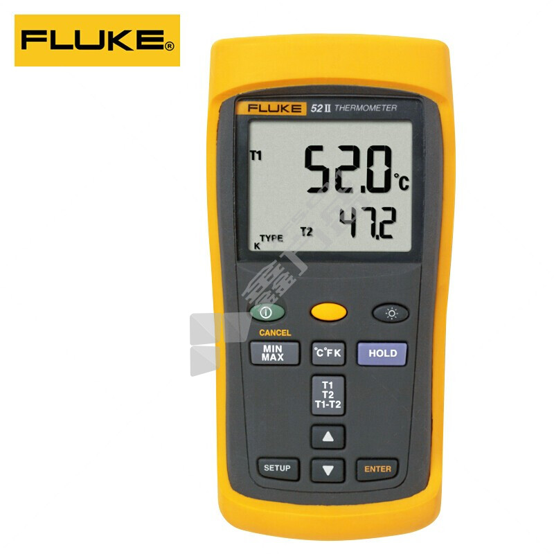 福禄克 FLUKE 接触式测温仪 双通道FLUKE-52-2 FLUKE-52-2 60HZ
