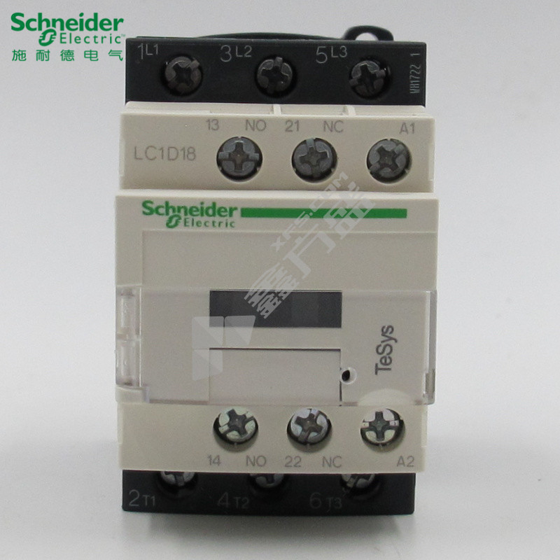 施耐德Schneider 交流接触器LC1N系列 3级 50/60Hz LC1N2510M7N  D3N 3级25A 220V 50/60Hz 1NO