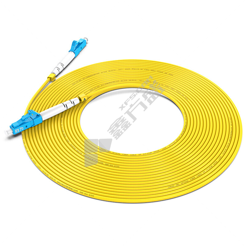 胜为shengwei LC-LC单模单芯光纤跳线 黄色FSC-107A 3米