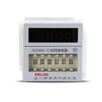 德力西DELIXI 时间继电器JSS48A-S型AC220V JSS48A-S 0.1S-99H AC220V