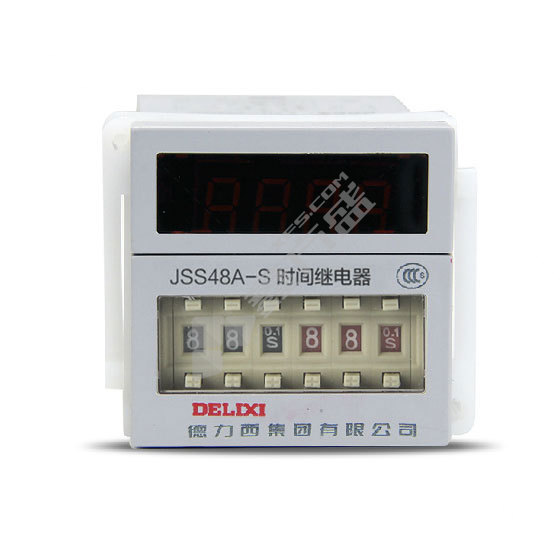 德力西DELIXI 时间继电器JSS48A-S型AC220V JSS48A-S 0.1S-99H AC220V