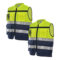 安大叔 JJ-A555 反光背心 XL码 荧光黄拼藏青 JJ-A555
