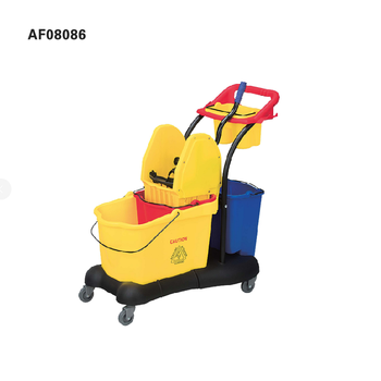 白云 81升下压式双桶榨水车 AF08086黄色 91*51*94cm