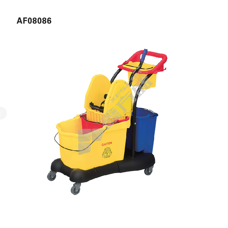 白云 81升下压式双桶榨水车 AF08086黄色 91*51*94cm
