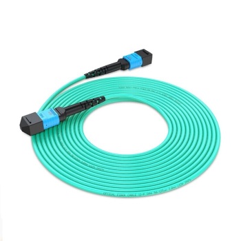 胜为shengwei MPO-MPO多模8芯OM4光纤跳线 蓝色FMPP-8025 25米