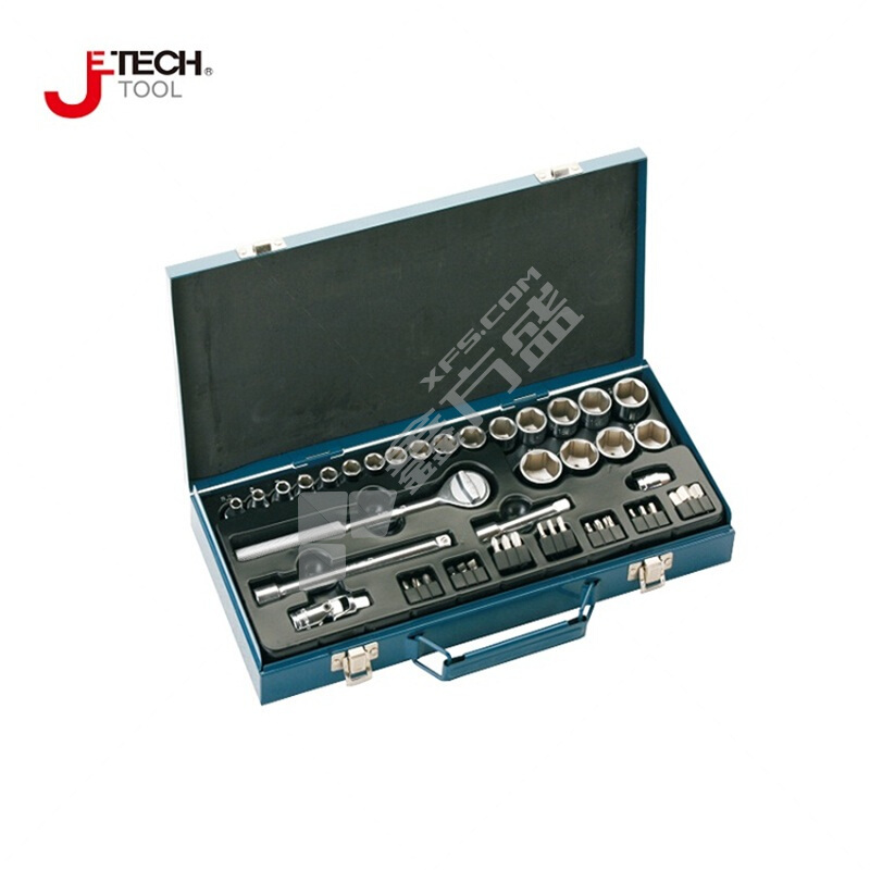 捷科JETECH 3/8系列公制组套工具 46件套 016046