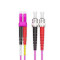 胜为shengwei ST-ST多模双芯OM4光纤跳线 紫色FTTO-2150 15米