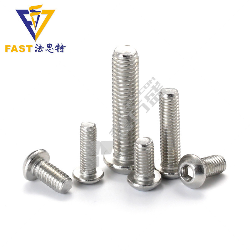 法思特 304内六角平圆头机螺钉(洗白) M2 14mm