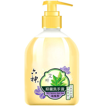 六神 艾叶抑菌洗手液 500ml祛味型 艾叶