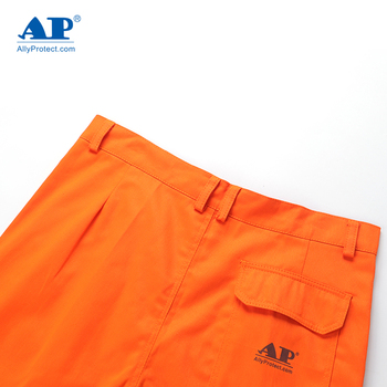 友盟 防火阻燃工作裤 XL AP-8101 橙红色