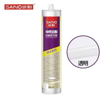 三和 B751 中性硅酮结构密封胶 透明 300ml