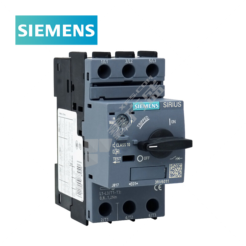 西门子 SIEMENS 电动机保护断路器3RV101 3RV10111HA15