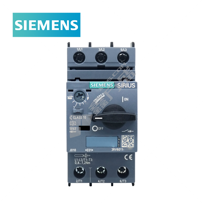 西门子SIEMENS 电动机保护断路器3RV20 3RV20234AA10