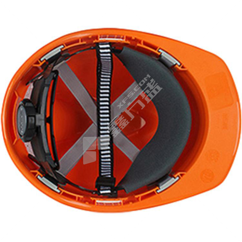 梅思安 V-Gard 500豪华透气型有孔安全帽配超爱戴帽衬 10172478 橙色