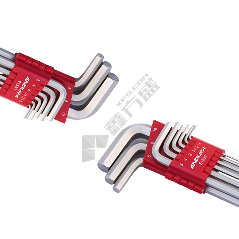 力易得 公制加长平头内六角扳手 1.5-14mm 12件 E1573