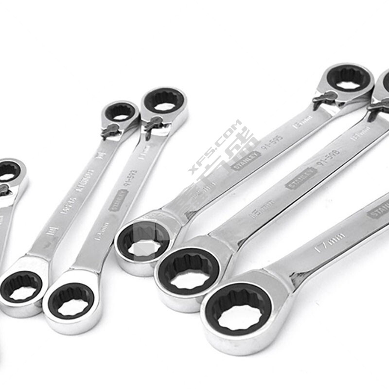 史丹利 Stanley 公制双梅花双向棘轮快扳套装 8~19mm 6件套 TK920-23C