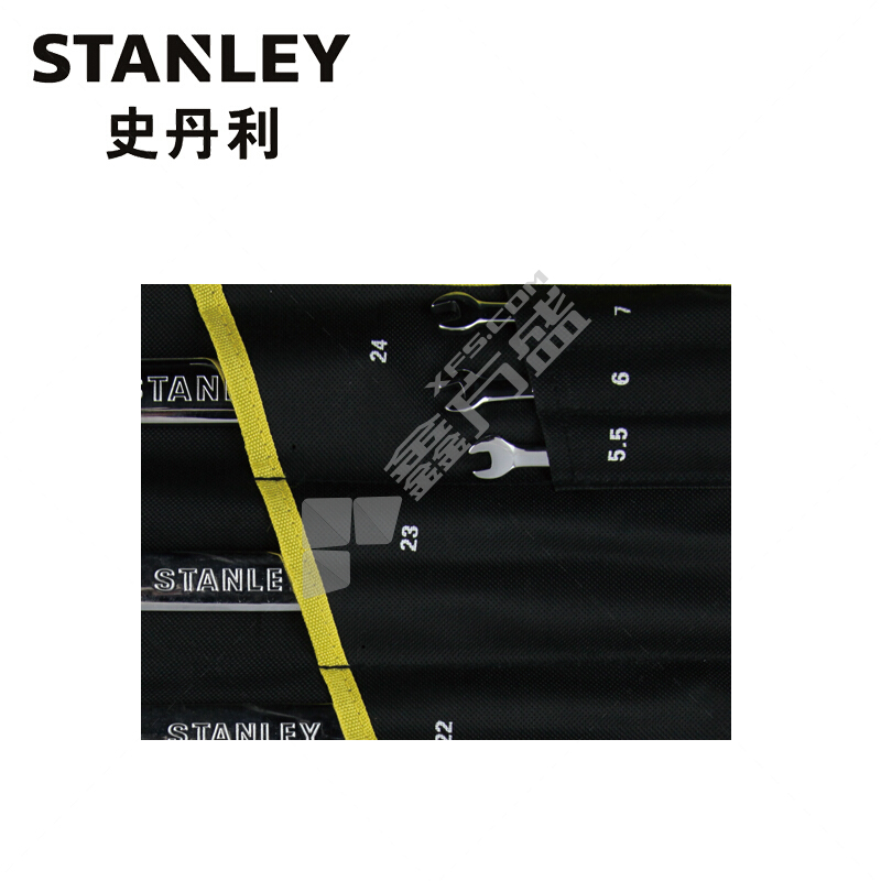 史丹利 Stanley 公制两用长扳手套装 5.5~24mm 8件套 TK907-23C