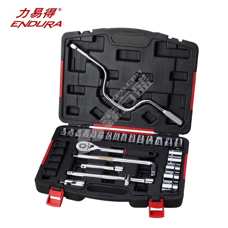 力易得 ENDURA 12.5mm系列套筒组套 32件 1217A