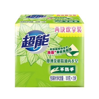 超能 澳洲茶树精油内衣皂 101g*2