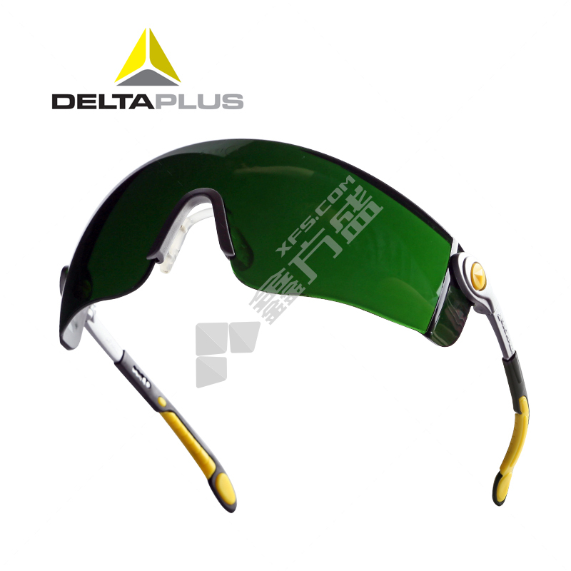 代尔塔 101012 防冲击防紫外线 护目镜 黑色