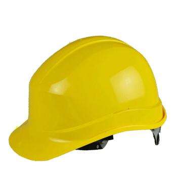 代尔塔 高密度聚丙烯经济款锆石1型PP安全帽 102011 黄色 8点LDPE内衬