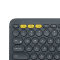 罗技 K380+Pebble 蓝牙鼠标加键盘套装 K380+Pebble 黑色