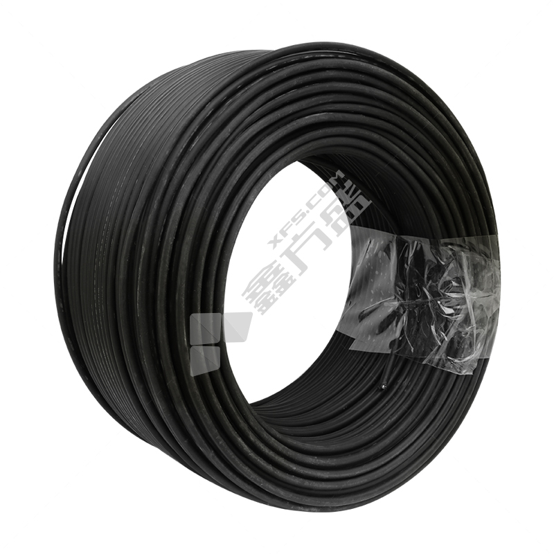 飞鹤 100米 低烟无卤阻燃C类塑铜电线 WDZC-BYJ 450/750V 1*4平方 黑色