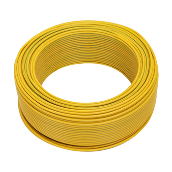 飞鹤 100米 低烟无卤阻燃A类塑铜电线 WDZA-BYJ 450/750V 1*6平方 黄色