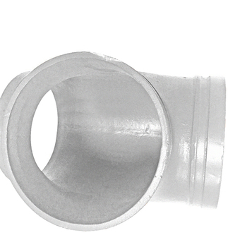 建支 沟槽正三通 内外涂塑银 φ165 DN150