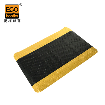 爱柯部落 索恩双层PVC耐磨型抗疲劳垫 E2010704003 90cm*60cm*13.5mm 黄黑色