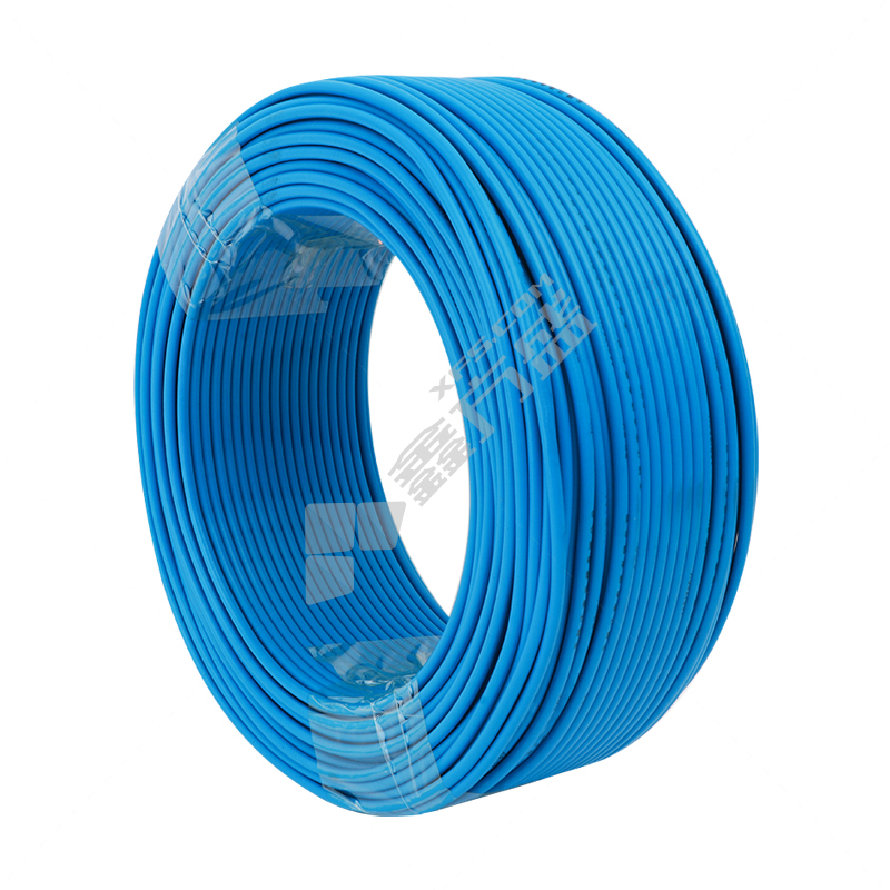远东电缆 100米 耐火塑铜电线 N-BV 300/500V 1*1平方 蓝色
