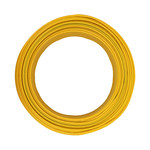 五彩 100米 塑铜电线 BV 300/500V 1*1平方 黄色