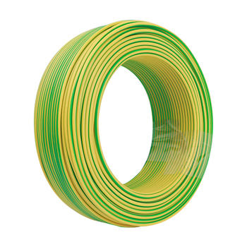 远东电缆 100米 低烟无卤阻燃B类耐火塑铜电线 WDZBN-BYJ 450/750V 1*4平方 黄绿色