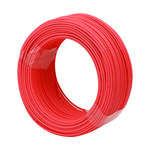 远东电缆 100米 低烟无卤阻燃C类耐火塑铜电线 WDZCN-BYJ 450/750V 1*4平方 红色