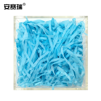 安赛瑞 拉菲草礼盒填充物 100g装 25139 湖蓝 100g装