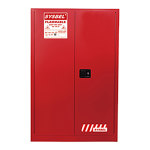 西斯贝尔 红色可燃液体手动安全储存柜 60Gal 227L 红色 手动WA810600R 165x86x86cm