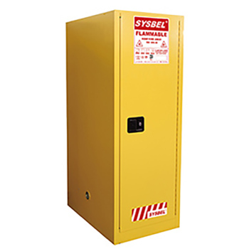 西斯贝尔  黄色易燃液体手动安全储存柜 10Gal 38L 黄色 手动WA810100 64x59x60cm