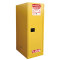 西斯贝尔  黄色易燃液体手动安全储存柜 4Gal 15L 黄色 手动WA810040 56x43x43cm
