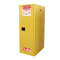 西斯贝尔  黄色易燃液体手动安全储存柜 4Gal 15L 黄色 手动WA810040 56x43x43cm