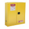 西斯贝尔 黄色 易燃液体角落安全储存柜 手动 30加仑角柜 黄色 手动WA810300C 112x109x55cm