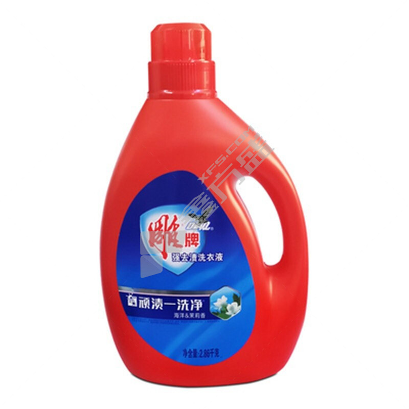 雕牌 清雅茉莉强去渍洗衣液 大包装 2.86kg 强去渍