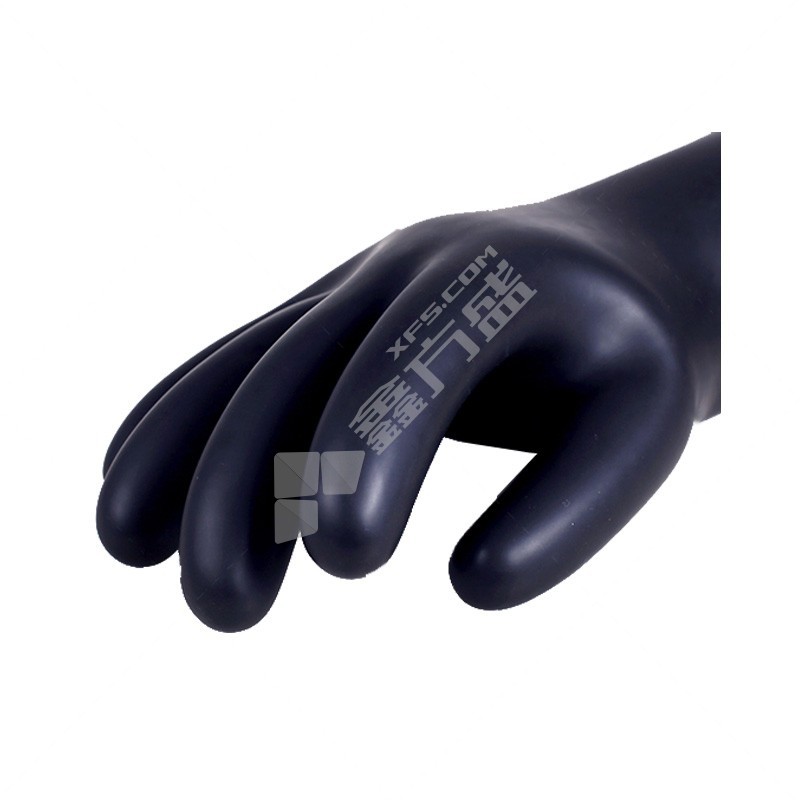 双安 3级30KV带电作业用乳胶绝缘手套 41±1cm 黑红 CR301 3级-30KV