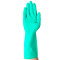 安思尔 37-176 丁腈橡胶衬里植绒防化手套 37-176 M 绿色 丁腈橡胶